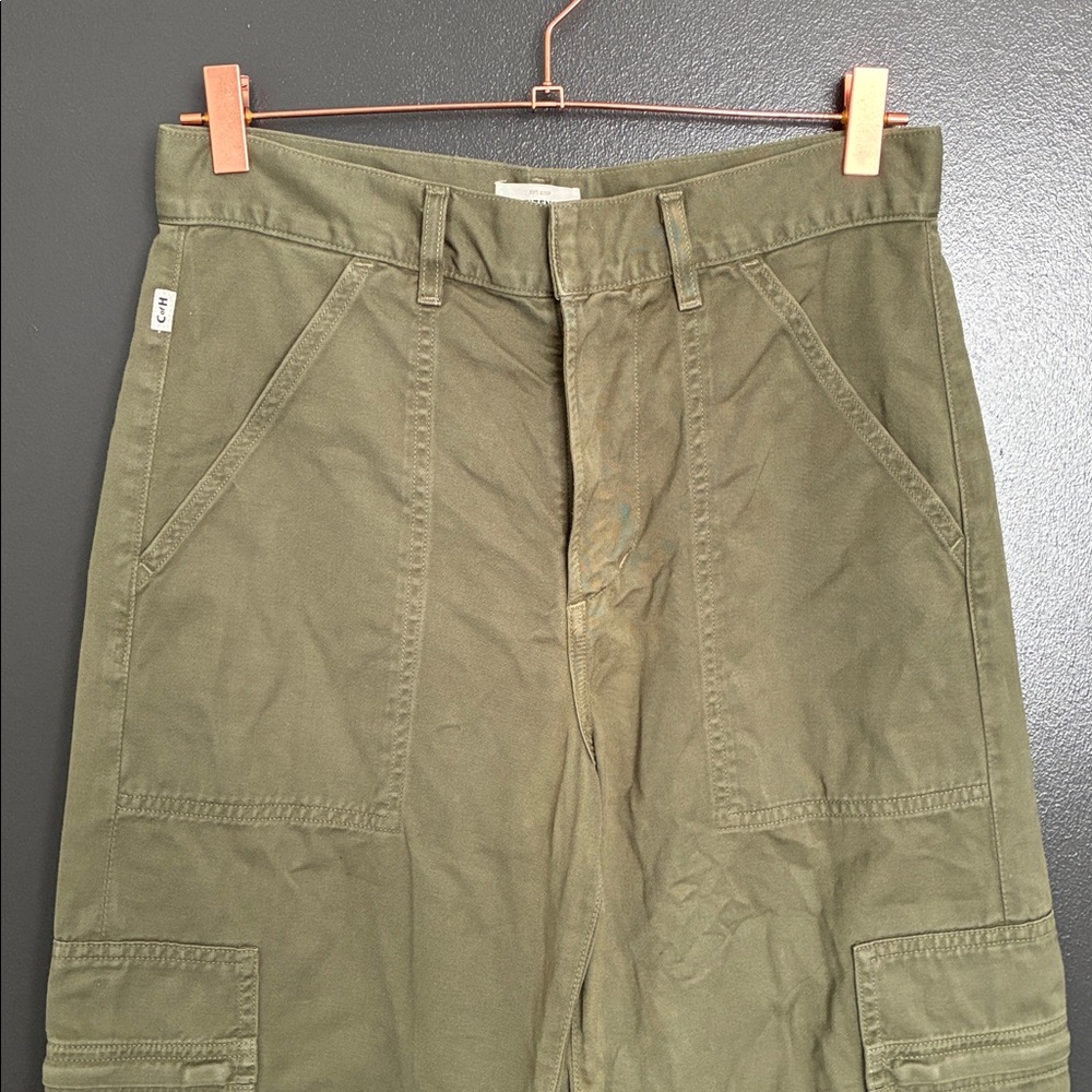 Citizens of Humanity Olive Green Cargo Pants Sz 26 - Picture 2 of 6